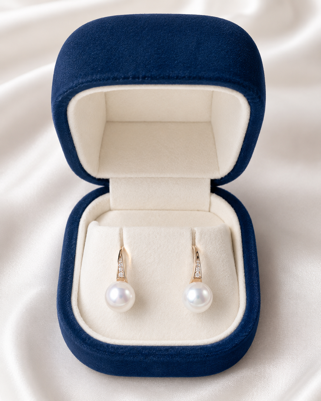 Heel Pearl Drop Earrings — Gold-Plated Sterling Silver, 9mm Freshwater Pearl